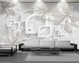 Star Flower 3d Wallpaper Mural 3d Wall Painting Wallpaper Living Room Bedroom Wallcovering HD 3d Flower Wallpaper