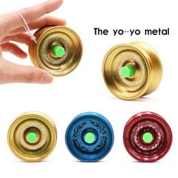 1PC Classic Yo Trick Ball Colorful Metal Yo-yos Toy for Adults Toddlers Responsive Game Interactive String Yo G1125