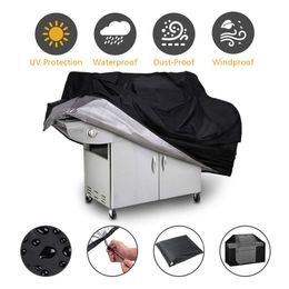 Grill Cover 57 Inch Waterproof BBQ Cover Waterproof Weather Resistant UV Durable 210D Polyester Rip Resistant JK2103XB