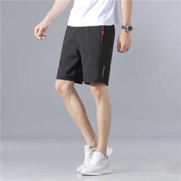 Korean fashion shorts Summer large men's thin youth leisure straight 6xl 210714