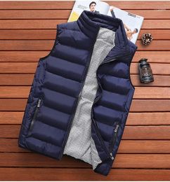 Men Clothing Vest Jacket Mens Autumn Warm Sleeveless Male Winter Casual Waistcoat Plus Size 5XL1