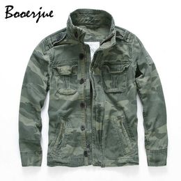 Men Camouflage Combat Jackets Retro Military Pocket Men's Denim Macket Outwear Army Coats Casual Male Cotton Size S-2XL New 2020 X0621