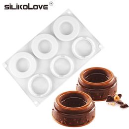 SILIKOLOVE Silicone Mould Round Silicone Molds for Cake Mousse Dessert Doughnuts Top Quality 210721