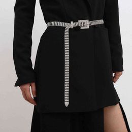 Geometric Belt Buckle Single Layer Chain Body Jewellery Waist Chain Sexy Luxury Accessories Punk For Women Charm