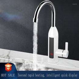 Est Instant Electric Shower Water Heater Faucet Kitchen Tap Heating Instantaneous Bathroom Sink Faucets