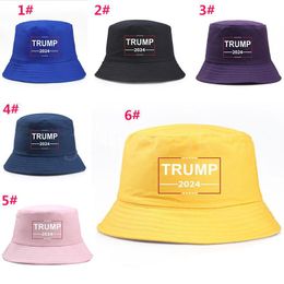 -Multicolor 2024 Trump Bucket Cap USA Elezione presidenziale Mesh Snapback Style Trimup Style Hat Tenere America Grande DB613