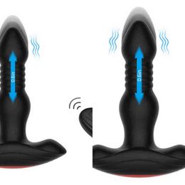 Nxy Sex Vibrators Wireless Remote Anal Dildo Male Prostate Massager Strong Sucker Unisex g Spot Stimulator Anus Penis Vibrator Toys for Adults 1227