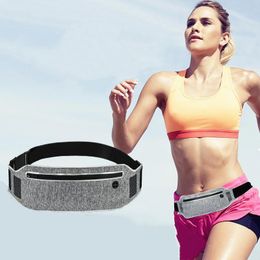 Outdoor Bags Sports Waist Pouch Cycling Running Waterproof Mobile Phone Belt Safe Reflective Strip Men Women Adjustable Pack