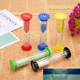 6pcs/set Plastic Lightweight Timer Desktop Sand Handmade Fine Workmanship Plastic Hourglasses for Household Kids Accessories Factory price expert design Quality