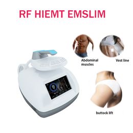 New 1 handle with RF muscle building Portable Body Shaping HI-EMT Slimming Fitness Beauty Machine