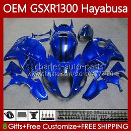Body Injection For SUZUKI GSXR 1300 CC Hayabusa Glossy blue GSXR1300 08 2008 2009 2010 2011 2012 2013 77No.226 1300CC GSXR-1300 14 15 16 17 18 19 GSX R1300 08-19 Fairing