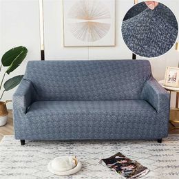 Slipcover Non-slip Elastic Sofa Covers Polyester Spandex Four Season All-inclusive Stretch Couch Towel 1/2/3/4-seater 211207
