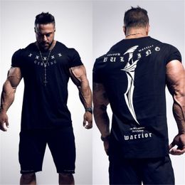 2021 sommer gym T-shirts große-typ Design Tops Mann hemd Bodybuilding Fitness schnell trocknend Kurzarm Lauf T-shirt