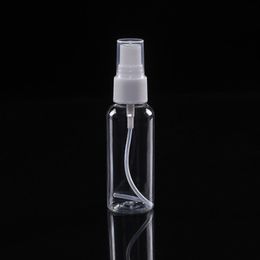 Full size Empty Portable Cosmetic PET Clear Extra Fine Mist Spray Bottle with Atomizer Pump for Essential Oils Perfume Makeup liquid