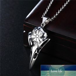 Fine Handmade Handmade Vintage Viking Eagle Head 316L Stainless Steel Men's and Women's Jewelry Accessories Necklace Factory price expert design Quality Latest