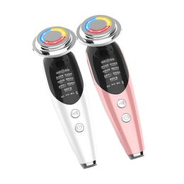 7 In 1 Beauty Instrument Radio Frequency Mesotherapy Electroporation Lifting Beauty LED Face Massager Skin Rejuvenation Wrinkle Remover