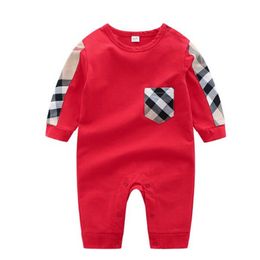 2022 Retail Newborn Romper high quality knitted Cotton Baby 0-2Y jumpsuit Toddle boys and girls bodysuit Children one-piece onesies Jumpsuits climbing clothes