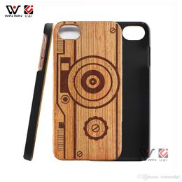2021 High Quality Wooden PC Custom Design Pattern Mobile Phone Cases Shockproof For iPhone 7 8 Plus 11 12 Pro X XR XS Back Cover Shell