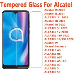 2.5D tempered glass for Alcatel 1S 3L 1L 2021 ALCATEL B 1A 1V 1SP 1S 1SE 2020 1V Avalon V A3 U5 A50 A5 LED A7 5 5X phone screen protector