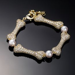 Girls Bracelet Bone Pearl Chain With 2 inch Tail Chain Fashion Charm Jewellery Accessories For Gift Birthday