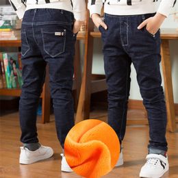 High Quality Autumn Spring Baby Jeans For Boys Pants Kids Clothes Cotton Casual Children Teenager Denim Trousers Boys Clothes 210306