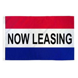 NOW LEASING Flag 3x5 Real Estate Rental Banner Advertising Pennant Business Sign Club Digital printing Banner and Flags Wholesale
