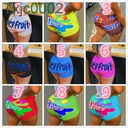 Women Tracksuits Shorts Letters Pattern Printed Sexy Sports Shorts Summer Designer Mini Shorts Party Plus Size Casual Leggings
