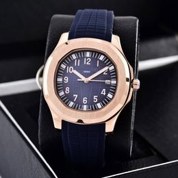 lmjli-2021 montre de luxe mens watches 2813 Automatic movement 40mm comfortable rubber strap Gold shell 5ATM waterproof luminous top quality wristwatches