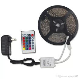 SMD 3528 5M 10M 15M 300led RGB led strip light Waterproof outdoor lighting Multicolor Tape Ribbon