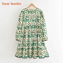 Bear Leader Women Pregnant Casual Dresses Fashion Pregnancy Spring Mother Polka Dot Costume Clothes Ladies Elegant Loose Dress 210708