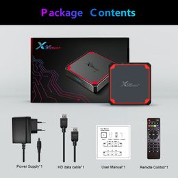 Новое прибытие x96 Mini Plus Amlogic S905W4 Android 9.0 TV Box 2GB 16GB 5G Dual WiFi 4K Medi Player