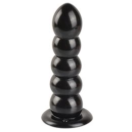 Beads Anal Dildo Succión Taza de succión Butt Plug Massager Ball Taps para mujeres Grandes Juguetes Sexuales Girl Shop Gay 210618