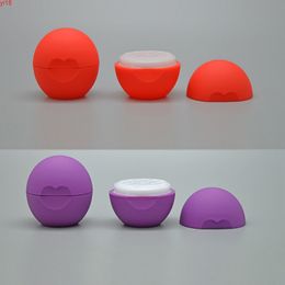 Mini Blank Cosmetic Ball Container heart shape 7g Lip Balm Jar Eye Gloss Cream Sample Case 20pcs/lotgood qty