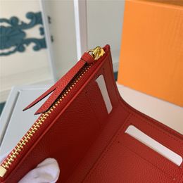 High Quality Luxurys Designers Wallets Purse Bag Fashion Short Victorine Wallet Embossed Monograms Empreinte Classic Pallas Card H2483
