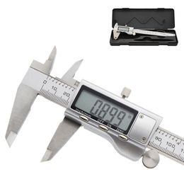 0-150mm Metal Stainless Steel Electronic Digital Vernier Calliper 6-Inch LCD Micrometre Measuring Gauge Tools by WanHenDa 210810