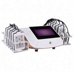 Portable Lipo Laser 650nm 14 Laser Pads Lipolaser Fat Reduction Slimming Machine