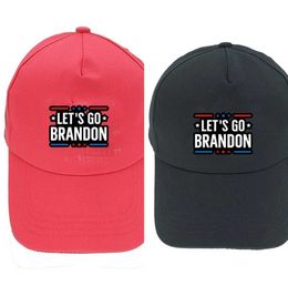 Anti Biden FJB Let's Go Brandon Ball Hat Baseball Snapback Caps All Season Outdoor Sport Visor Designers Letters US Flag Stars Stripe Print Headwear Costume G30GIEH