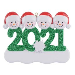 2021 Merry Christmas Tree Decorations Indoor Decor Resin Ornaments In 5 Editions CO005