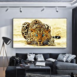 Wall Decorative Paintings Leopard Animal Art Prints For Living Room Canvas Art Modern Painting Cuadros Unframed