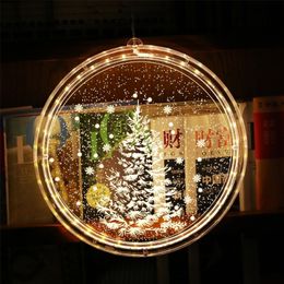 Christmas Ornaments Light String Garlands Battery Powered New Year's Decor 2021 Christmas Decorations for Home Navidad Xmas Gift Y201020