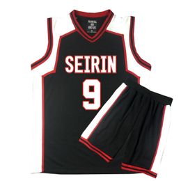 Kuroko no Basuke Cosplay Costume SEIRIN Kuroko Tetsuya T Shirt Shorts Set No.9 Halloween Outfit