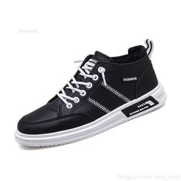 sports mid-top top quality running shoes adult man's fashion black grey beige trend young people