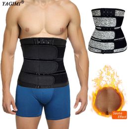 YAGIMI Neoprene Waist Trainer for Man Workout Sweat Belt Colombian Girdles Slimming Corset Sheath Belly Trimmer Shapewear Fajas