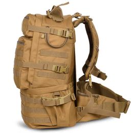 Hot 50L Molle High capacity Waterproof Mochila Militar Tactical Backpack Assault Military Rucksacks Backpack Camping Hunting Bag Y0721