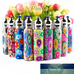 5pcs/lot 6ml 10ml Glass Roll On Bottles Empty Polymer Clay Perfume Roller Bottle Essential Oil Vials Refillable
