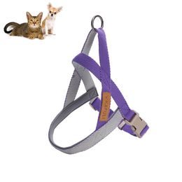 Dog Collars & Leashes Small Cat Harness Leash Adjustable Vest Collar Puppy Outdoor Walking Terier Schnauzer Correa De ArnéS Para Perros Y Ga