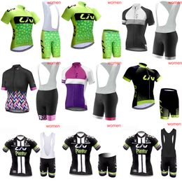 Women LIV Team Cycling Short Sleeves Jersey Set High Quality Bike clothes Bicycle Clothing quick dry MTB Maillot Ropa Ciclismo