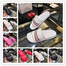 Factory Price Men Women Slippers TRAINER MULE Suede Calf Leather Slipper supple micro sole Mix Materials Anatomic insole Sneakers Luxury Shoes With Box Size35-46