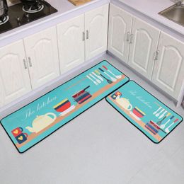 Carpets Long Strip Kitchen Floor Mats Home Water Absorbing Oil Carpet Porch Bedroom Non-slip Doormat Bathroom MatCarpets