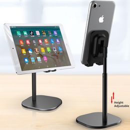 Universal Tablet Phone Holder for ipad Pro 12.9 Adjustable Desktop Stand Mobile Phone Metal Mount